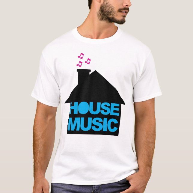 Haus-Musik T-Shirt (Vorderseite)
