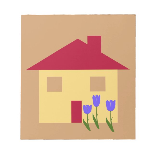 Haus Notizblock (Vorderseite)