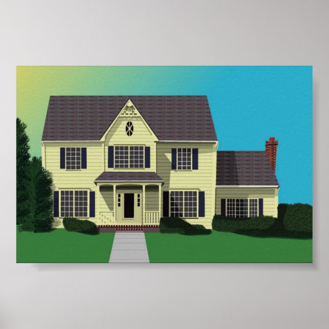 Haus Poster (Vorne)
