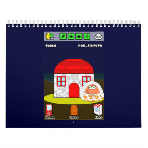 Haus Pou Gewohnheit Druckkalenders Kalender