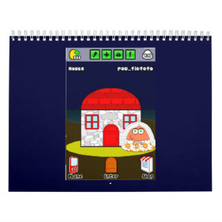 Haus Pou Gewohnheit Druckkalenders Kalender