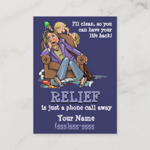 Haus putzende Dienstleistungsunternehmenkarte PPL Visitenkarte