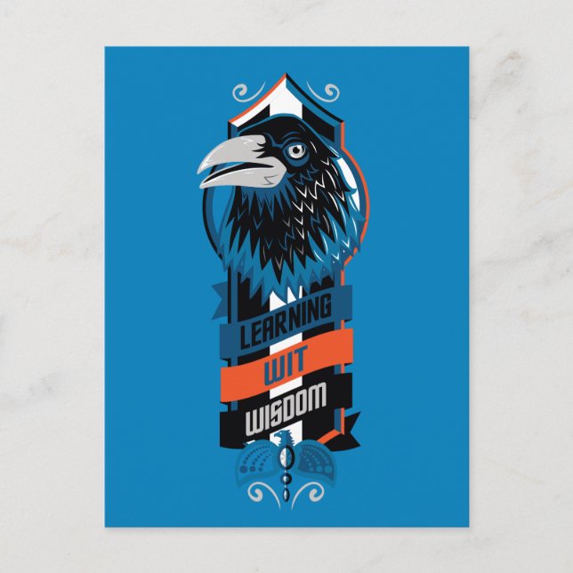 Haus Sigil Harry Potters | RAVENCLAW™ Postkarte (Vorderseite)