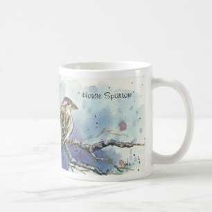 Haus-Spatzen-Vogel-Tasse Kaffeetasse