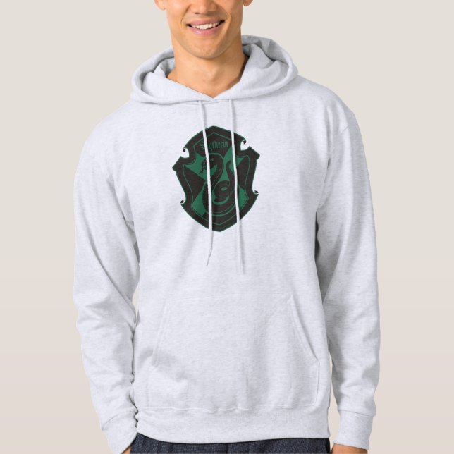 Haus-Stolz-Wappen Harry Potter | Slytherin Hoodie (Vorderseite)