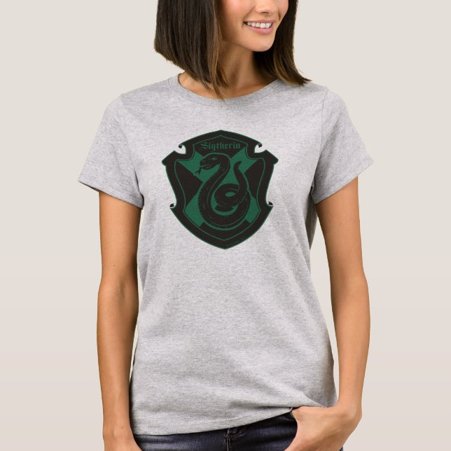 Haus-Stolz-Wappen Harry Potter | Slytherin T-Shirt (Vorderseite)