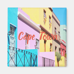 Haus-Straßen-Ansicht-Magnet Cape Towns bunter Magnet