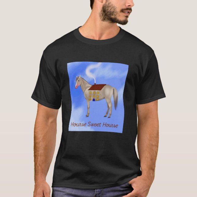 Haus Süßes Haus T-Shirt (Vorderseite)