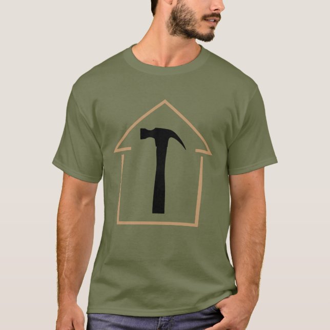 Haus und Hammer T-Shirt (Vorderseite)