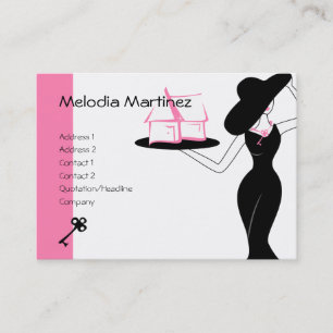 Haus und Schlüssel Visitenkarte