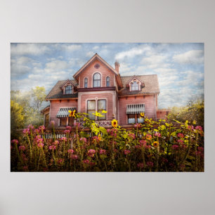 Haus - viktorianisch - Sommerhaus Poster