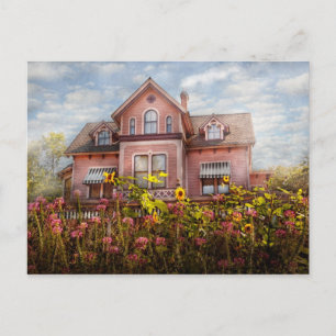 Haus - Viktorianisch - Sommerhaus Postkarte