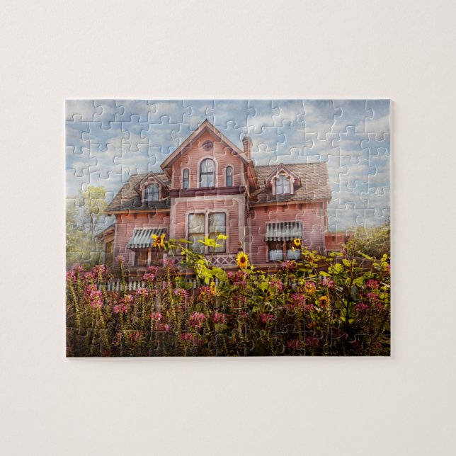 Haus - Viktorianisch - Sommerliche Hütte Puzzle (Horizontal)
