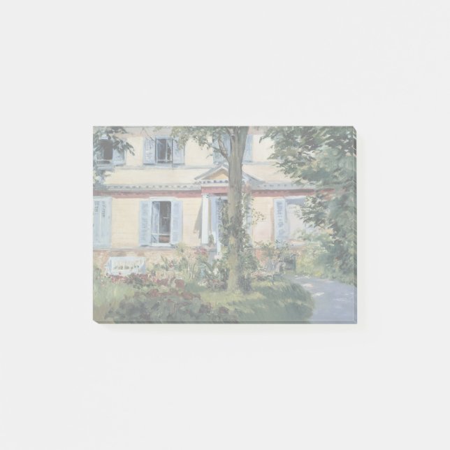 Haus von Edouard Manet Post-it Klebezettel (Vorderseite)