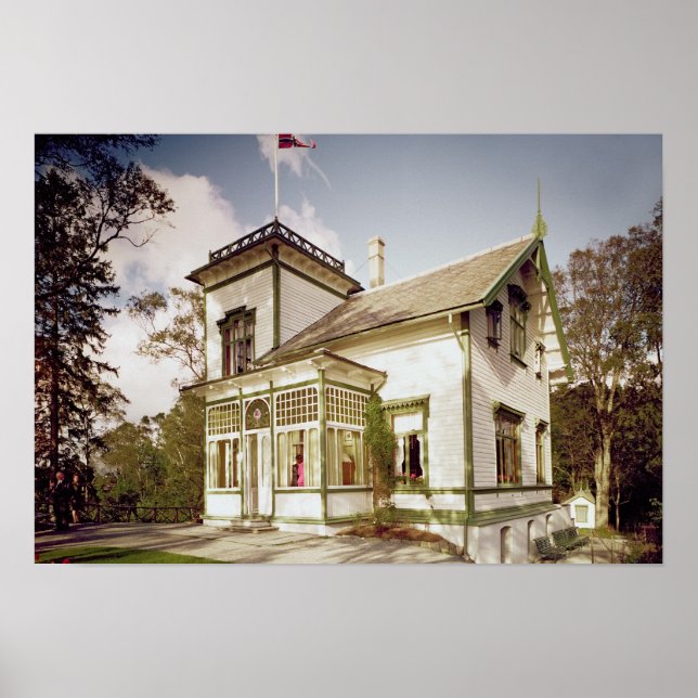 Haus von Edvard Grieg Poster (Vorne)