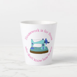 Hausarbeit ist für diejenigen, die nicht nähen kön milchtasse