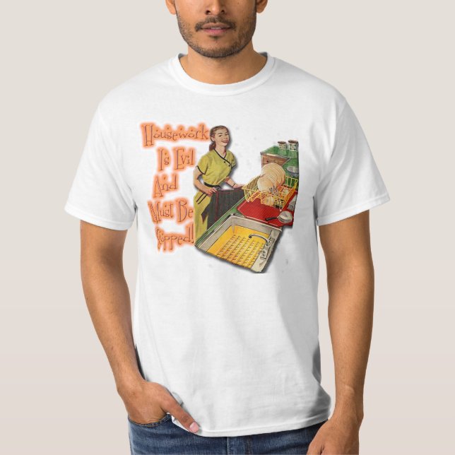 Hausarbeit ist schlecht T-Shirt (Vorderseite)