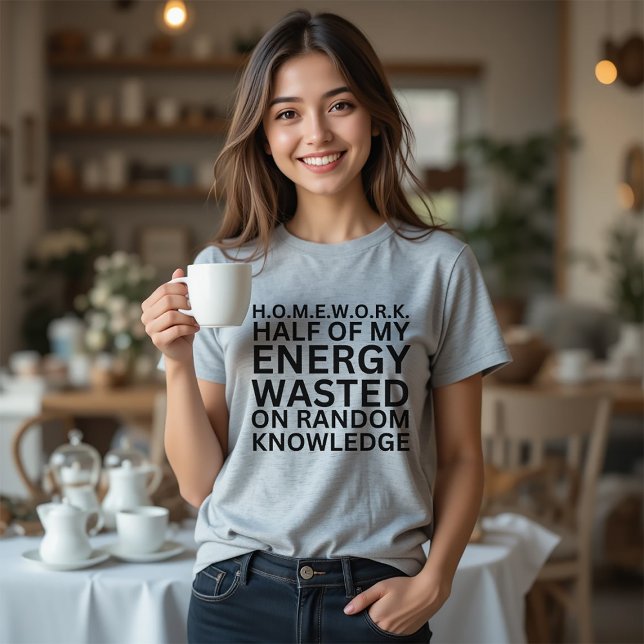 Hausaufgaben bedeutet T - Shirt (Von Creator hochgeladen)
