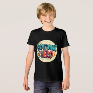 Hausaufgaben Hero: Spaß und Inspirierend Kinder vo Tri-Blend Shirt
