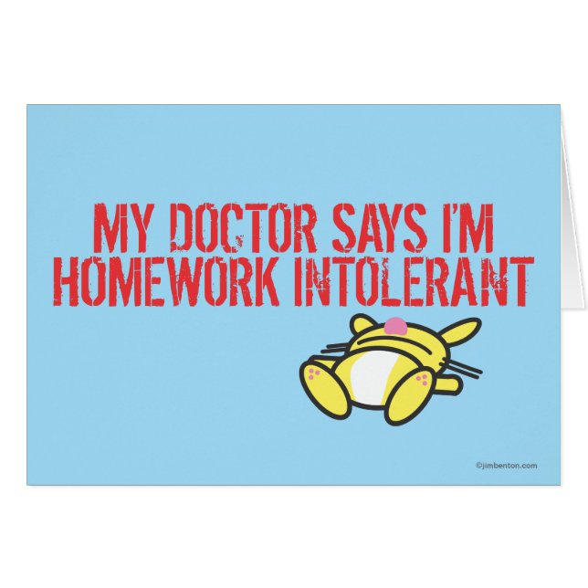 Hausaufgaben Intollerant (Vorderseite (Horizontal))