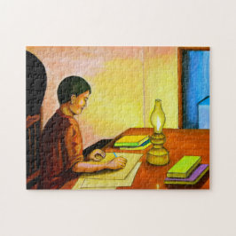 Hausaufgaben-Puzzlespiel Puzzle