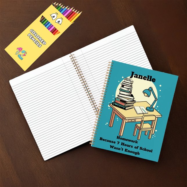 Hausaufgaben: Weil 7 Stunden Schulzeit nicht genug Notizbuch (Von Creator hochgeladen)