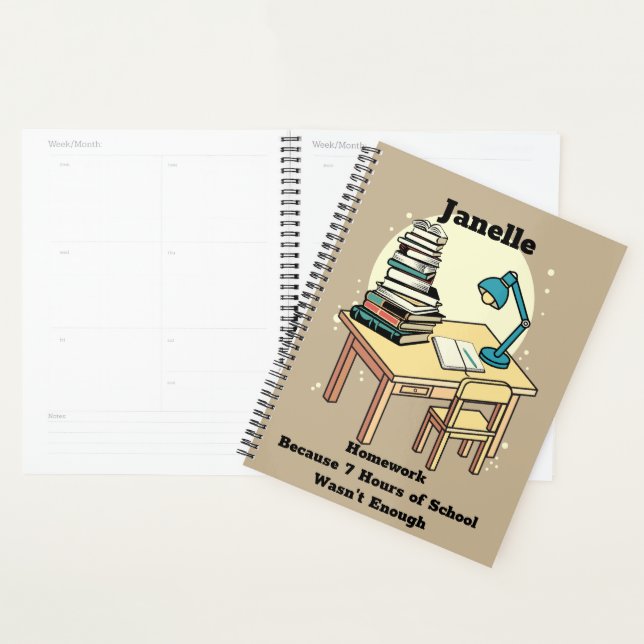 Hausaufgaben: Weil 7 Stunden Schulzeit nicht genug Planer (Anzeige)