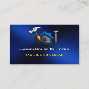 Hausbau-Hammer Geschäftskarte Visitenkarte