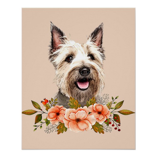 Hausbesitzer Geschenk Custom Dog Wall Art Niedlich Poster (Vorderseite)