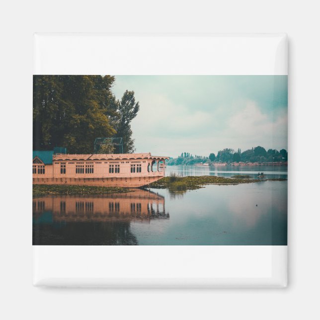 Hausboot Magnet (Vorne)