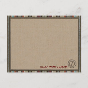 Häuschen-Art-personalisierte flache Einladung