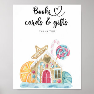 Häuschen aus Lebkuchen - Bücher Karten und Geschen Poster