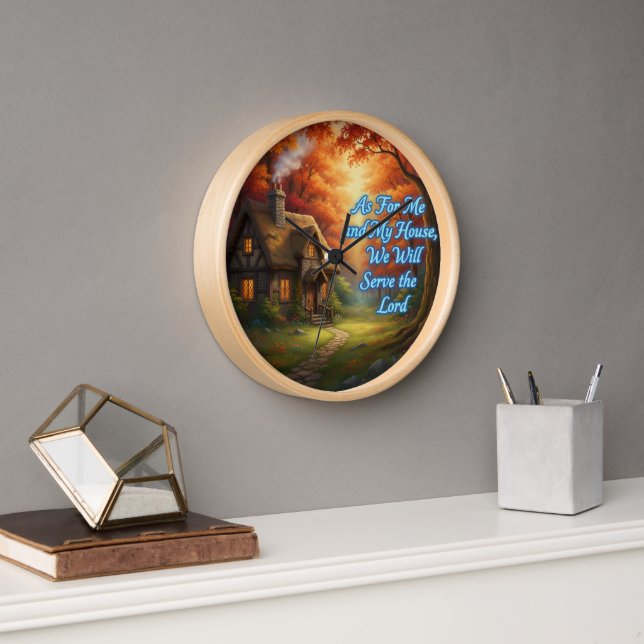 Häuschen-Diene dem Herrn Uhr (Büro)