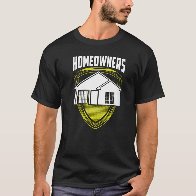 Hauseigentümer Landlord Homeowner Zuhause House T-Shirt (Vorderseite)