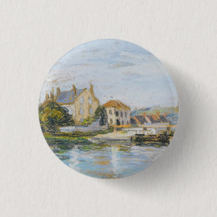 Häuser am Rande des Schlosses von La Garonne Button