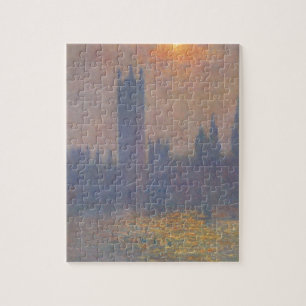 Häuser des Parlaments, Effekt des Sonnenlichts in Puzzle