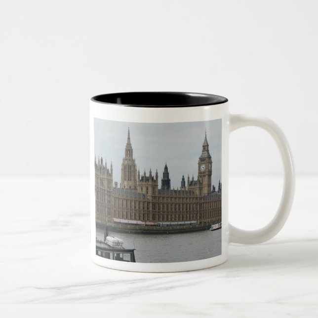 Häuser des Parlaments - London Zweifarbige Tasse (Rechts)