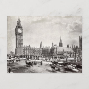Häuser des Parlaments & Westminster Hall London Postkarte