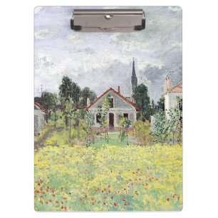 Häuser in Argenteuil Claude Monet Klemmbrett