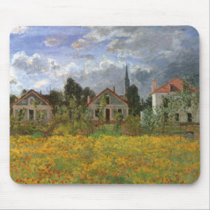 Häuser in Argenteuil von Claude Monet Mousepad