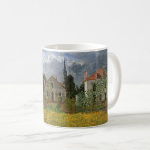 Häuser in Argenteuil von Claude Monet, Vintage Art Tasse