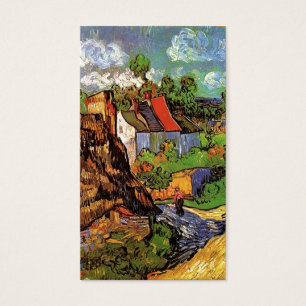 Häuser in Auvers, Kunstwerke von Vincent van Gogh.