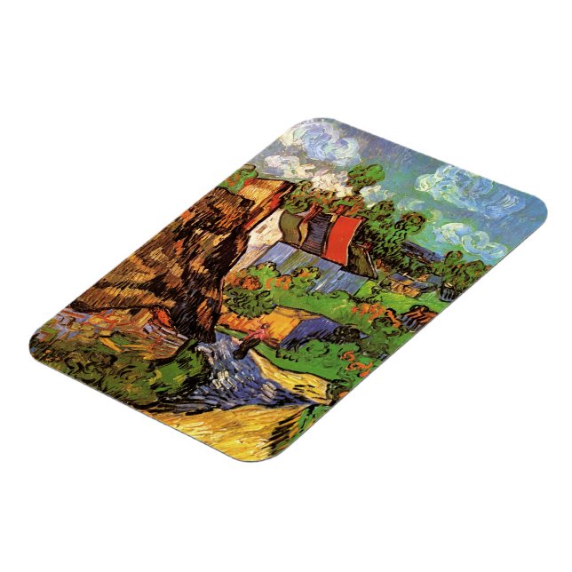 Häuser in Auvers Magnet (Linke Seite)