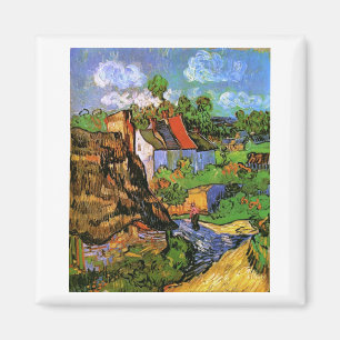 Häuser in Auvers Van Gogh Fine Art Magnet