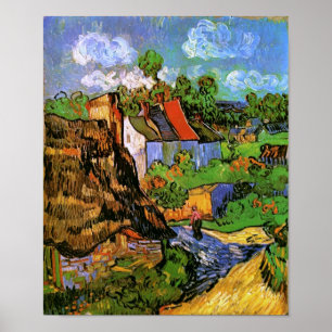 Häuser in Auvers Van Gogh Fine Art Poster