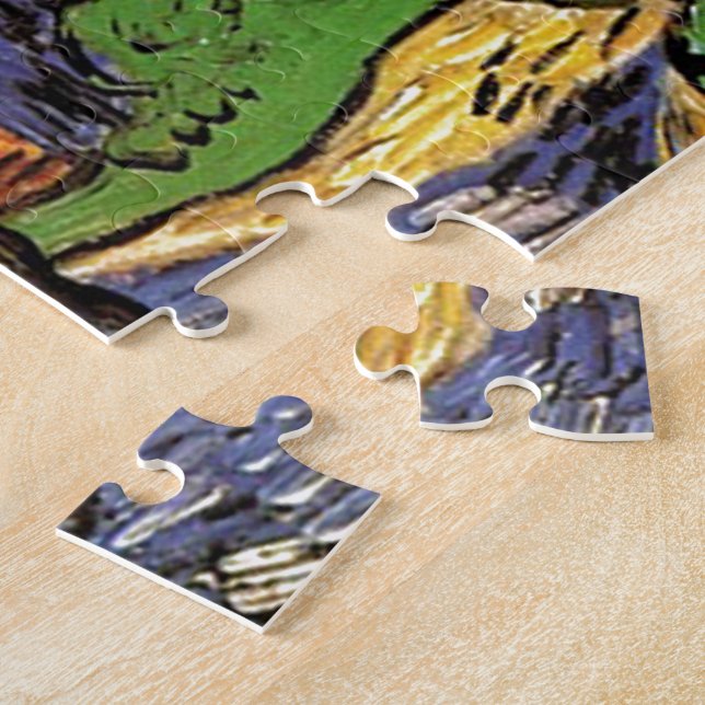 Häuser in Auvers, Vincent van Gogh. Dorf Puzzle (Seite)