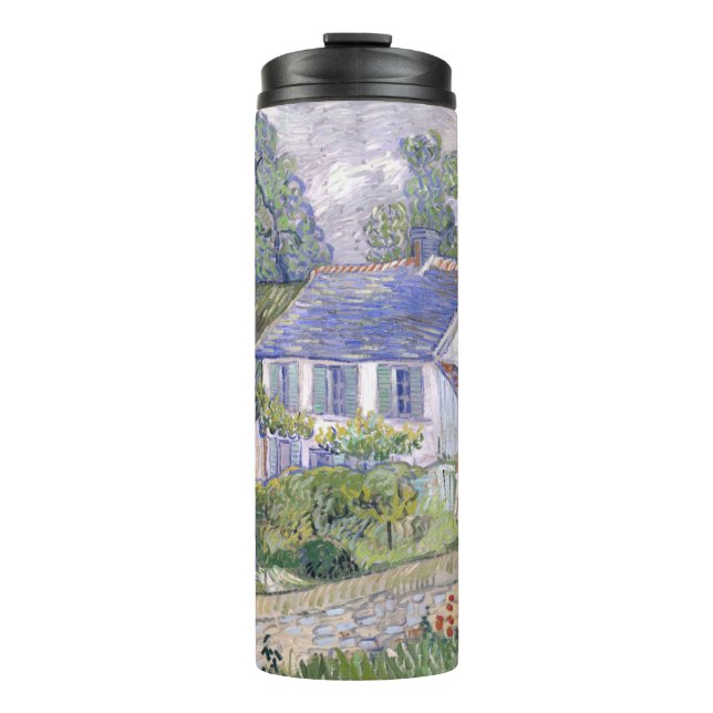 Häuser in Auvers Vincent van Gogh Thermosbecher (Vorderseite)