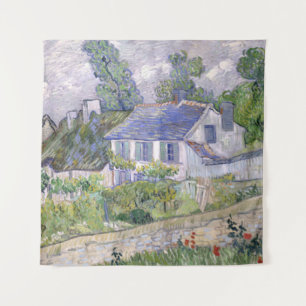 Häuser in Auvers Vincent van Gogh Wandteppich