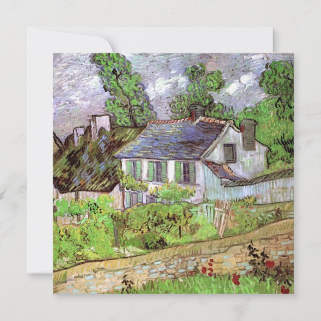 Häuser in Auvers von Vincent van Gogh (Vorderseite)