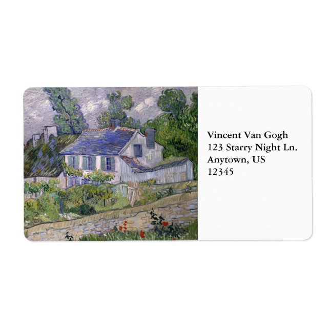 Häuser in Auvers von Vincent Van Gogh (Vorne)
